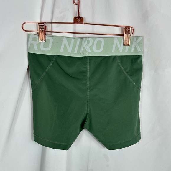 Nike Pro compression 3" shorts army green size M - Picture 3 of 5